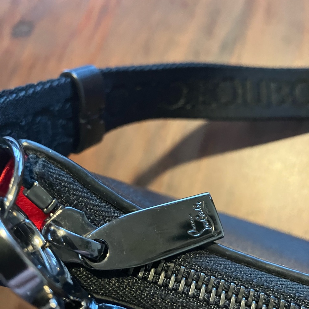 Christian Louboutin Black leather mini Shoulder Bag NWOT - Picture 9 of 12